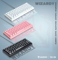 KEYBOARD (คีย์บอร์ด) NUBWO NK-38 WIZARDY MINI KEYBOARD (BLACK) )ประกัน 1ปี