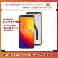 5.7 "Original สำหรับ Blackview BV6300 Pro จอแสดงผล LCD Touch Digitizer Assembly เปลี่ยนหน้าจอศัพท์มือถือ Blackview BV6300 Lcd