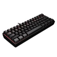 Portable Wired Game Keypad 61 Key RGB Backlit Mechanical Feel Laptop Keyboard for Business Office