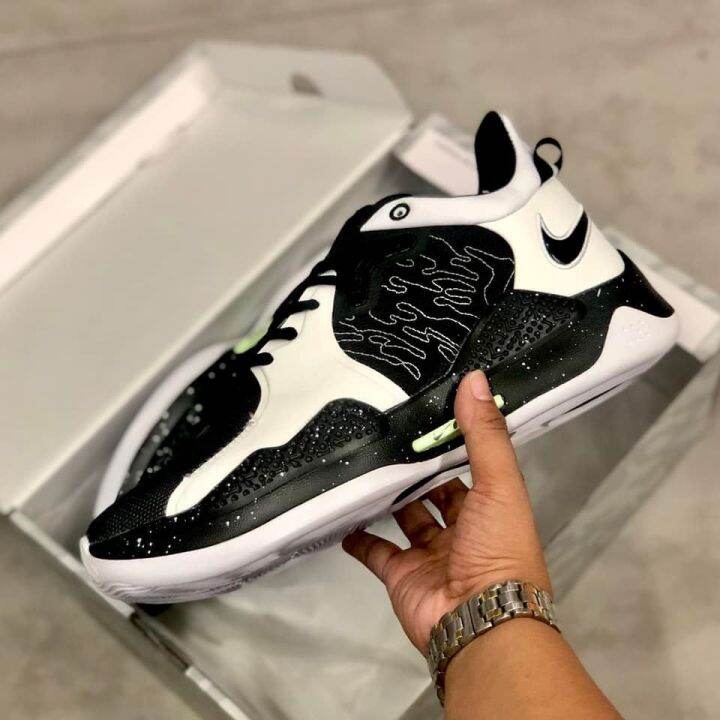 Paul PG 5 Black White Sports Basketball Shoes for Men High