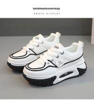 Order Coming นักเรียนฤดูใบไม้ร่วงรองเท้าสตรีระบายอากาศแบบสบาย ๆ รองเท้ากระดานยางด้านล่างรองเท้านักเรียนคณะกรรมการ