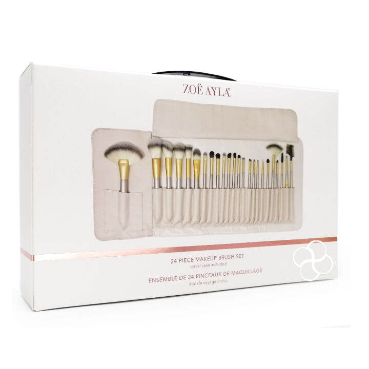 Zoe Ayla 24Piece Professional Makeup Brush Set Lazada PH
