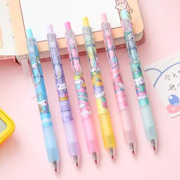 20/10 Pcs Set Kawaii Unicorn Flamingo Gel Pen Cartoon Cute pens for Writing  Stationery Girls Gifts Learning school Office pens