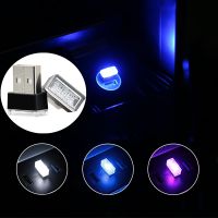 【528 Oiozkhjue ร้อน】◄♘โคมไฟตกแต่งบรรยากาศภายในรถยนต์ขนาดเล็ก RGB USB LED ไฟนีออนจัดแต่งทรงผมสำหรับอุปกรณ์ตกแต่งรถยนต์บ้าน