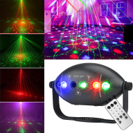 Đèn Chiếu Laser Tiệc DJ Sân Khấu Đèn Nhấp Nháy Màu Xanh Lá Màu Đỏ Có Thể thumbnail