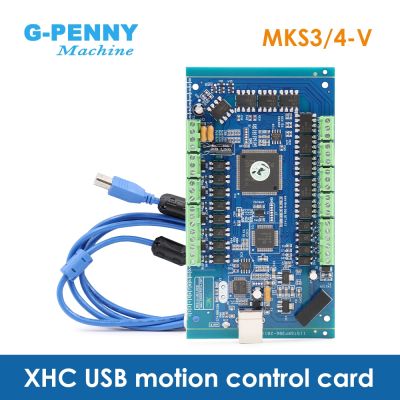 ❁ XHC 3/4 Axis USB Motion Control Card MKS3/4-V Isolated open collector output 5V20mA 2000KHZ Isolation Voltage 3.5KV