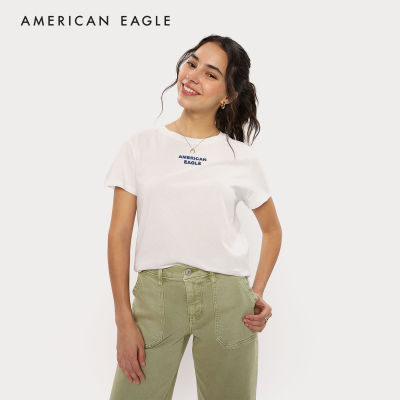 American Eagle Classic Graphic Tee เสื้อยืด ผู้หญิง กราฟฟิค (NWTS 037-8918-100)