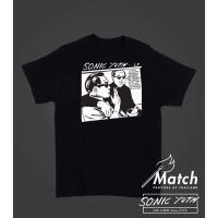 ♧T-Shirt เสื้อยืดคอกลม Sonic Yuth (parody) เสื้อล้อการเมือง ลุงข้างบ้าน cotton 100%