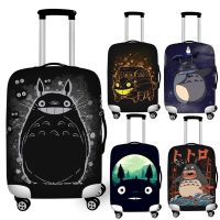 Cartoon Anime My Neighbor Totoro Luggage Cover Removeale 18 39; 39;-32 39; 39; Travel Suitcase Protective Dust Covers Elastic Baggage Cover