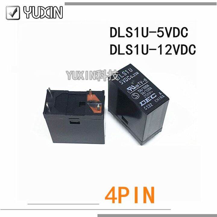 5pcs/lot 100% New Relay Dls1u-12vdc Dls1u-5vdc Dls1u 5v 12v 4pin 5vdc ...