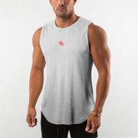 Mens Bodybuilding Gyms Fitness Sleeveless Fashion Street Hip Hop T-Shirt Summer Absorb Sweat Breathable Quick Dry Mesh Tank Tops