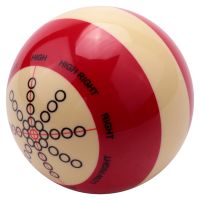 1Pcs 57mm Durable White Red Resin Billiards Spot Pool Snooker Practice Training Cue Balls Sports for Beginner