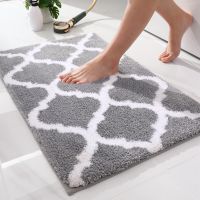 Olanly Non-Slip Absorbent Kitchen Mat Soft Fluffy Living Room Bedroom Plush Car Bathroom Bath Shower Rug Home Decoration