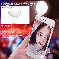 Lampu Led Selfie คลิปแหวนไฟเลนส์โทรศัพท์มือถือเซลฟี่แบบพกพาขนาดเล็กไฟเซลฟี