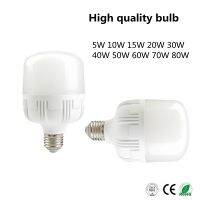 [Super bright bulb] หลอดไฟ LED E27 B22ไม่มีการสั่นไหวโคมไฟ5วัตต์10วัตต์15วัตต์20วัตต์30วัตต์40วัตต์50วัตต์60วัตต์ Bomlillas Ampoule Blub 220โวลต์สำหรับในร่มบ้านตาราง