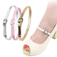 【CW】 1Pair Heels Anti Shoe Strings Womens Detachable Straps With Buckle Ankle Shoelace Accessories