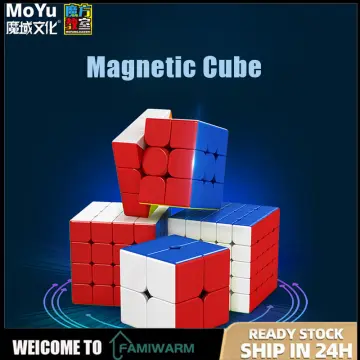 2x2 Stickerless Cube - MoYu Speed Magic Puzzle Toy - Genuine