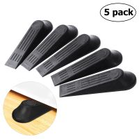 WINOMO 5pcs Door Stop Stopper Safety Protector Home Office Use Door Stop Block Wedge Safety Protector Wedge Block Stopper