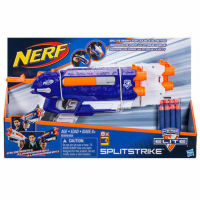 สินค้าขายดี!!! ของเล่น ปืนเนิร์ฟ เนิร์ฟ Nerf N-Strike Elite Split Strike Blaster เนิฟ ของแท้ ของเล่น โมเดล โมเดลรถ ของเล่น ของขวัญ ของสะสม รถ หุ่นยนต์ ตุ๊กตา โมเดลนักฟุตบอล ฟิกเกอร์ Model