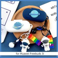 Ready Stock! Cartoon Astronaut Earphone Case Silicone Protective Cover Shell for Huawei Freebuds 3i Wireless Bluetooth Earphones Accessories