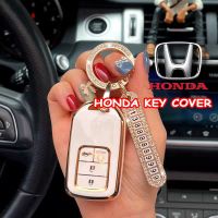 TPU รถสำหรับ Honda Civic CRV BRV City Accord 2014ถึง2020 Key Case Keyless Smart Entry Key