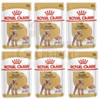 นาทีทอง !!! ส่งฟรี Royal Canin Poodle Pouch อาหารเปียกสุนัขพุดเดิ้ล 85 g (12ซอง)