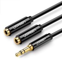 UGREEN Headphone Splitter Is Divided Into Two Audio Lines 1 / 2 Double Couple  Adapter Converter Sharing Cable Headphones Accessories