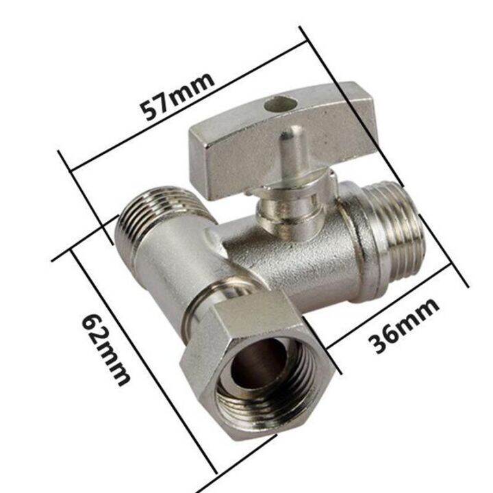 ทองเหลือง-electroplated-บอลวาล์ว1-2-bsp-ตัวผู้กับตัวเมียเกลียวน็อตหลวมสวิทช์ตัวแยกก๊อกน้ำ