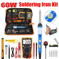 2023 New Soldering Iron Set Adjustable Temperature 60W Soldering Iron kit With Multimeter WeldingTools Repair Heater Soldering Iron Set Japan