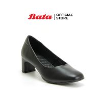 *Best Seller* Bata บาจา รองเท้าคัทชู รองเท้ารับปริญญา รองเท้าทางการ สำหรับผู้หญิง ส้นสูง 1.5 นิ้ว พื้นนุ่ม ใส่สบาย สีดำ รหัส 6116352