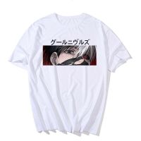 เสื้อยืดคอกลม แขนสั้น พิมพ์ลายกราฟฟิคอนิเมะ Tokyo Ghoul Harajuku Kaneki Ken สไตล์ญี่ปุ่น สตรีท สําหรับผู้ชาย และผู้หญิง  K0HQ