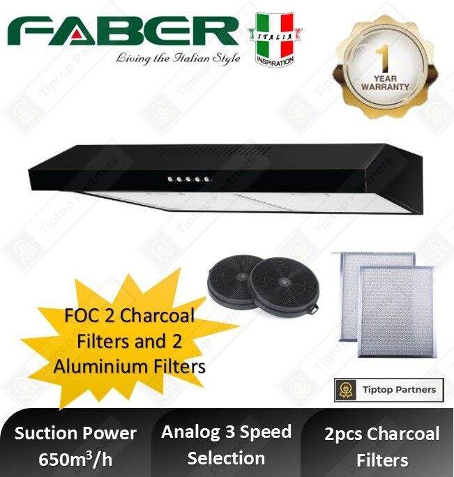 Faber Recycle Cooker Hood FABERJET CLASSO 7633BK Lazada