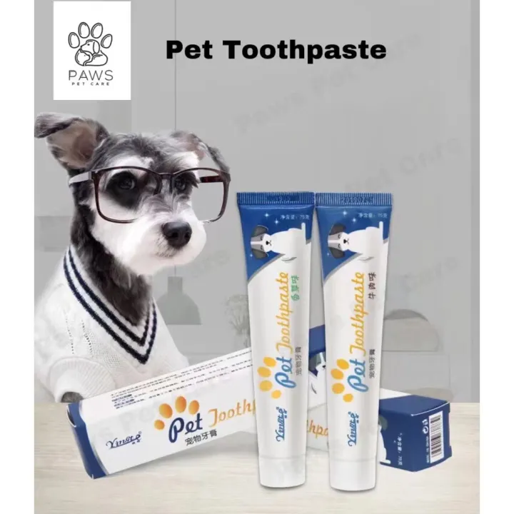 Pet toothpaste dog teeth cleaning tools Lazada PH