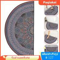 Paqiakoi พรมสไตล์โบฮีเมียนพื้นดินครึ่งเสื่อประตูทางเข้าวินเทจเสื่อพรม Mandala พรมปูพื้น