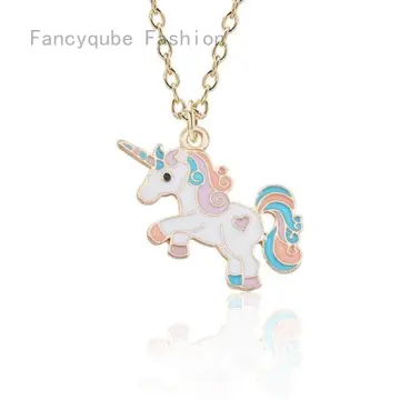 Hello Kitty Unicorn Horse Pony Necklace