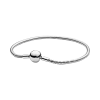 Original Pando charm chain Snake bracelet 100 925 sterling silver bracelet for womens fashion classic high quality DIY jewelry
