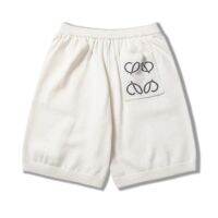 LOE*E  2023 Jacquard LOGO simple wool knitted shorts cropped pants yj