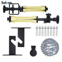 Selens Photography Backdrop 1 Roller Wall Mounting Manual Photo Background Holder Support System, Including 2 Hooks, 2 Expand Bars, 1 Chains And 1 Weight For Home Studio Live Shooting