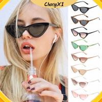 CHONGXI อินเทรนด์ สตรีท กรอบเล็ก การ UV400 แว่นตา แมวตา แว่นตากันแดดสำหรับผู้หญิง แว่นตากันแดดย้อนยุค