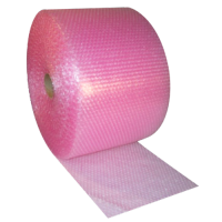 บับเบิลแบบม้วน ชนิดป้องกันไฟฟ้าสถิต (Anti-Static Bubble Wrap) ขนาด 1.3m x100m บับเบิ้ลผลิตจากพลาสติกคุณภาพ เต็มม้วน