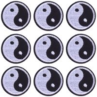 Pulaqi 10PCS Gossip Patch Black And White Wholesale Patches Iron On Patches For Clothing Punk Wholesale Dropship Custom Patch