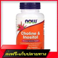 Fast and Free Shipping Now Foods, Choline &amp; Inositol, 500 mg, 100 Capsules Ship from Bangkok