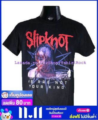 เสื้อวง SLIPKNOT สลิปน็อต ไซส์ยุโรป เสื้อยืดวงดนตรีร็อค เสื้อร็อค  SKT1735 มีปลายทาง