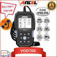 ANCEL VOD700สำหรับวอลโว่รถเต็มระบบ OBD2สแกนเนอร์สนับสนุน Abs/ หัวฉีดการเข้ารหัส/น้ำมัน/ฯลฯ /Srl/bms/epb/tpms/dpf 9ฟังก์ชั่นการรีเซ็ตยานยนต์ OBD 2พื้นฐาน Funtion วินิจฉัยปิด MIL แสงอัตโนมัติ VIN หนึ่งคลิกหมอกควันตรวจสอบเครื่องมือสแกน