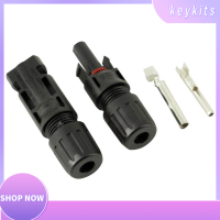 Keykits-5คู่ขั้วต่อขาโมดูลโซลาร์เซลล์กันน้ำแบบพกพาตัวผู้/ตัวเมียขั้วต่อแผงโซล่า