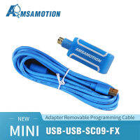 AMSAMOTION 2020ใหม่ USB-SC09-FX มินิโปรแกรมเคเบิ้ลอะแดปเตอร์ที่ถอดออกได้ชุบทองอินเตอร์เฟซ