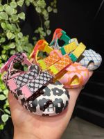 2023 Melissa Childrens Shoes Fragrant Jelly Shoes with Cutout Head and Summer Mens and Womens Treasure Colorful Pattern Sandals