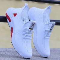 White Mesh Breathable Sneakers Summer Fashion Running Shoes 2023 Lightweight Casual Sneakers For Male