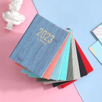 2023 Notebooks A7 Weekly Office Notepad Pocket Note Book Diario Calendar Notebook Papelaria Planner Leather Diary Caderno