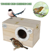 Parakeet Nesting Bird House Budgie ไม้ Breeding Cage Parrot Mating Nest Aviary สำหรับ Lovebirds Finch atiel Cage